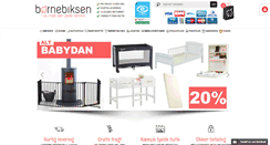 Desktop Screenshot of bornebiksen.dk