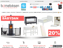 Tablet Screenshot of bornebiksen.dk
